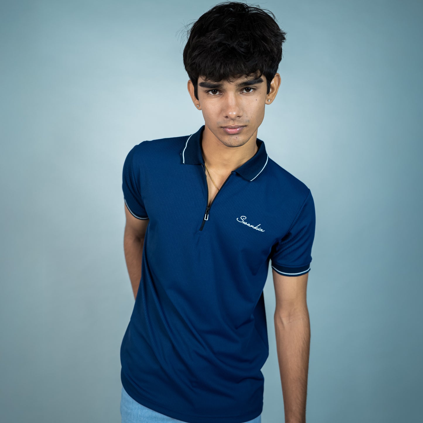 CLASSIC POLO T-SHIRT BLUE